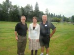 Jacynthe with Marc Dalton MLA Randy Hawes Hon. Minister 2 Sept 01 2011