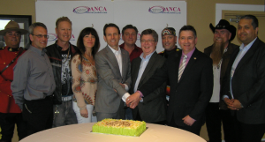 Official cake cutting for the 2013 4th annual International Naturally Autistic People Awards Convention and Festival - Elected Officials for the Sunshine Coast and Sponsor Partners and Official Spokes persons
